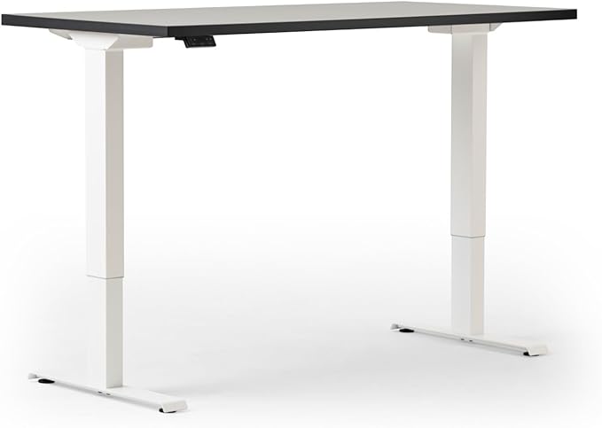 Haworth Perk Standing Desk Height Adjustable Sit-to-Stand Desk with Programmable Controls Spacious Computer Desk for Home Office Essentials Modern Room Decor Charcoal