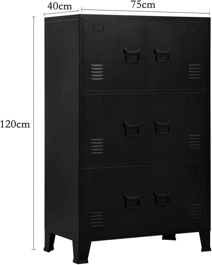 GLigeT Filing Cabinet Office Filing Cupboard Storage Cabinets Industrial Steel File Cabinet for Home Office Storage Cabinet File Storage Cabinets