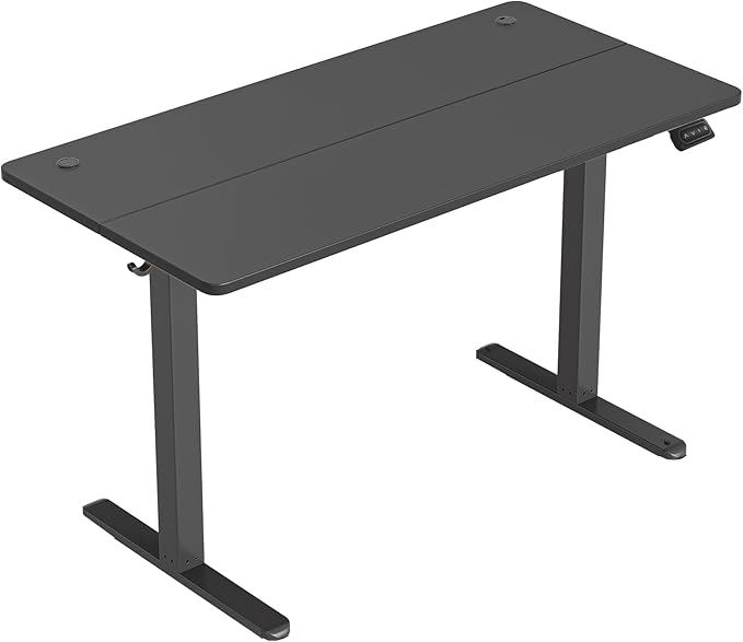 CubiCubi Electric Standing Desk 40 x 24 Inches Height Adjustable Sit Stand Desk Ergonomic Home Office Computer Workstation Black