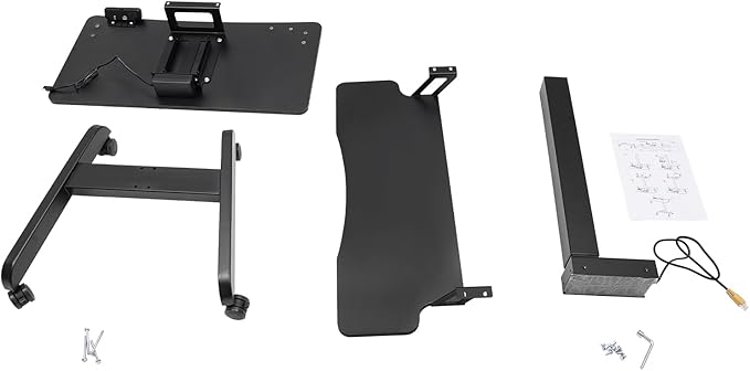 Electric Computer Desk Height Adjustable Podium Desk 31.5 * 15.7in Rolling Electric Standing Desk Home Office Desk for Home Offices Lectures and Training Conference Presentations