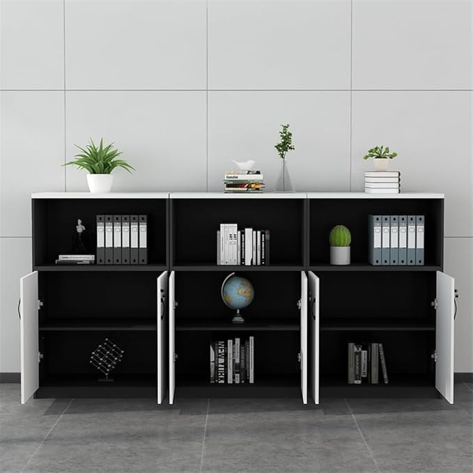 File Cabinets Single Cabinet Wooden Short Filing with Drawers for Office Data Miscellaneous Organizer File Storage Cabinets