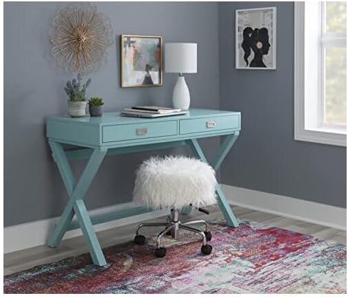 Maykoosh Writing Desk with Drawers Home Office Desk Rectangular Computer Table - 44 Length