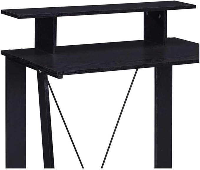 Maykoosh Black Writing Desk - Modern Computer Table for Home Office