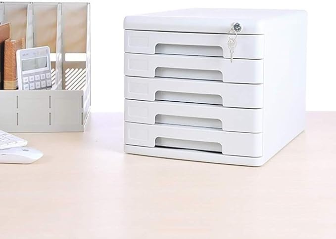 Desktop File Cabinet for Home Office Storage Durable Desktop Storage Dresser for Office Supplies