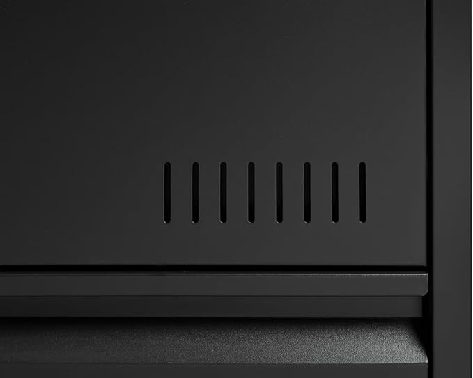 3 Drawer File Cabinet Metal File Cabinets with Lock Vertical Office Filing Cabinet for Letter/Legal/F4/A4 Size Filing Cabinets for Home Office Black