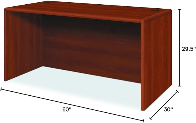HON 107825CO Desk Shell 60 by 30 by 29-1/2 Cognac
