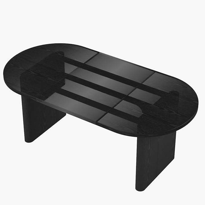 GAOMON 70.8 Inch Oval Computer Desk Long Large Executive Desk Wooden Home Office Desk Writing Table Computer Table Workstation for Home Office