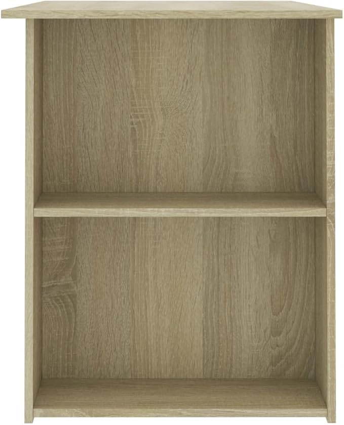 Office DeskIndustrial Gaming TableSmall Standing Deskfor Small SpaceHome Office TableSimple StyleDesk Sonoma Oak 43.3x23.6x28.7 Chipboard