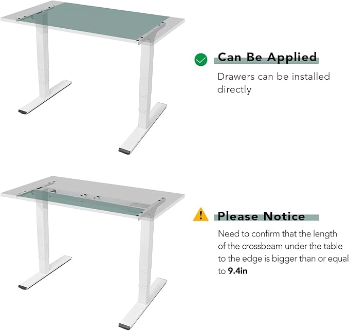 Pull-Out Desk Drawer - Office Storage Organizer Mounts Easily Space-Saving Slide-Out Drawer for Under Desk (23.22 in Internal Width)