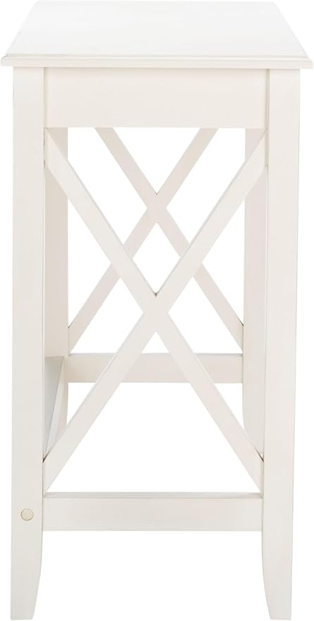 SAFAVIEH Home Collection Kaytee Farmhouse Distressed White Desk