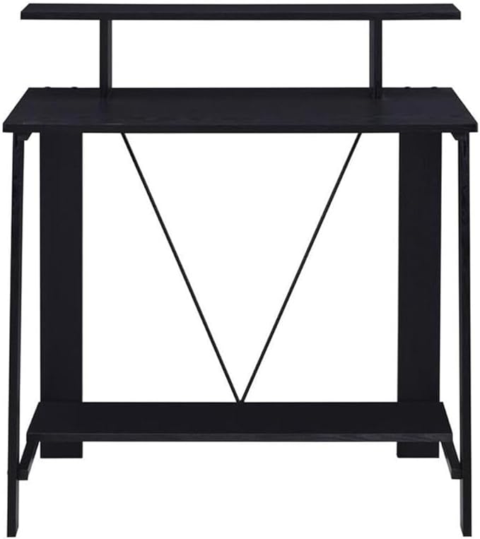 Maykoosh Black Writing Desk - Modern Computer Table for Home Office