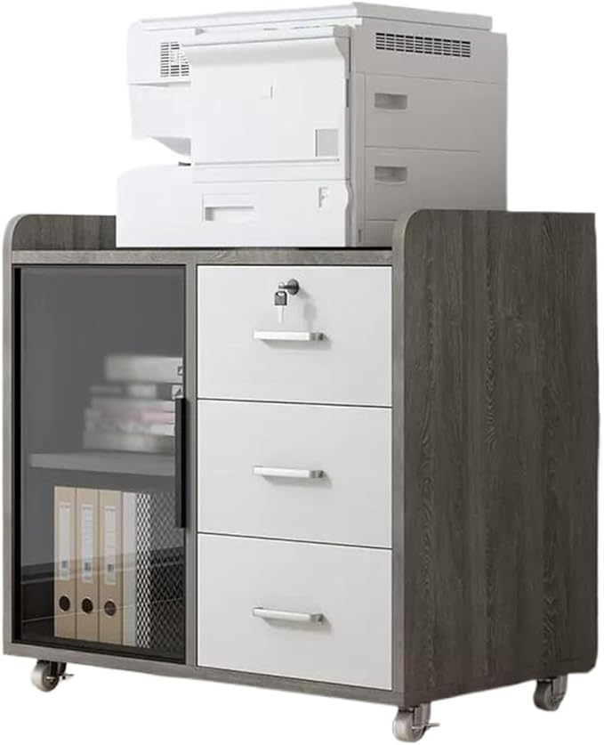 Filing Cabinet Office Cabinet Side Cabinet Side Cabinet Mobile Cabinet Floor Printer Cabinet Pantry Cabinet (Color : B)