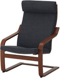 IKEA Poang Armchair Medium Brown Hillared Anthracite 291.977.89