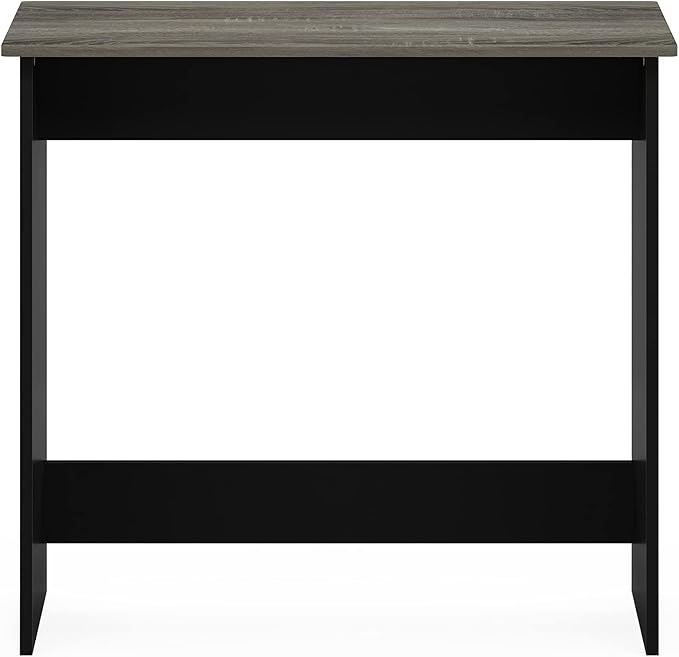 FURINNO Simplistic Study Table For Residential Use French Oak Grey 15.5 in x 31.5 in x 29.75 in (D x W x H)