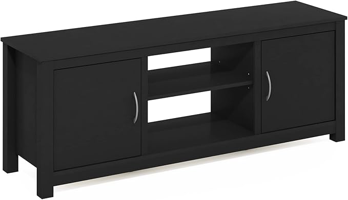 Furinno Classic Stand with Storage for TV up to 65 Inch Americano Large