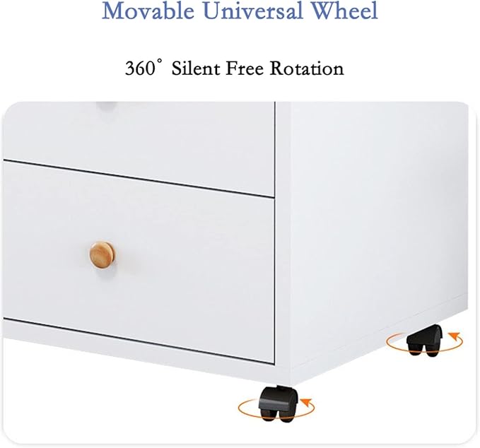 File Cabinet Wooden Office File Cabinet Mobile Floor Low Cabinet Storage Data Cabinet Activity Cabinet Lock Drawer Cabinet Storage Cabinet Organizer Filing Storage Cabinet (C2)