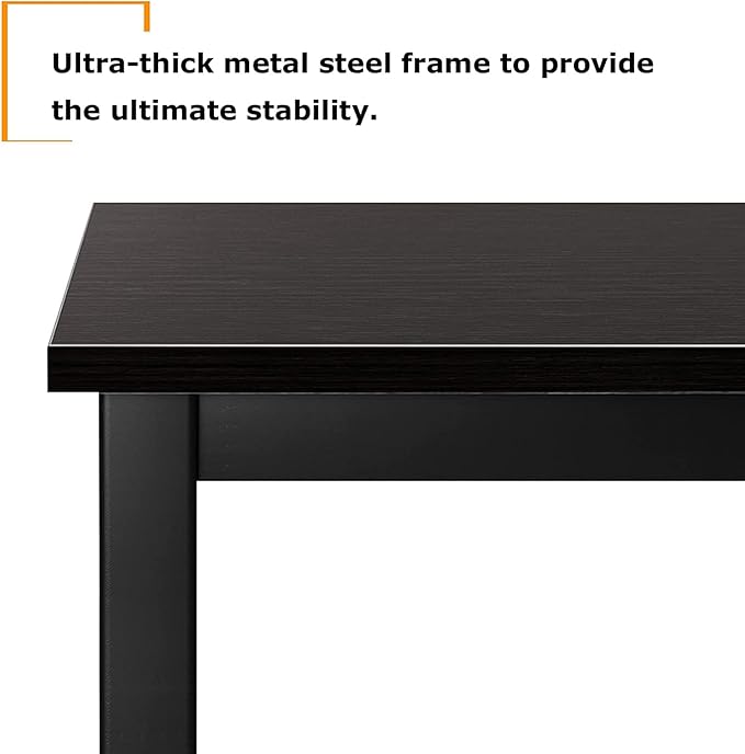 SogesGame Computer Desk31 inch Home Office Desks for Small Spaces Writing Study Corner Desk Modern Simple Style Laptop TableEasy to Assemble Black