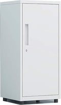 Filing Cabinet Multi-Drawer Mobile Office Cabinet with Locking File Drawer Cabinet Metal Data Cabinet (Color : White Size : 1)