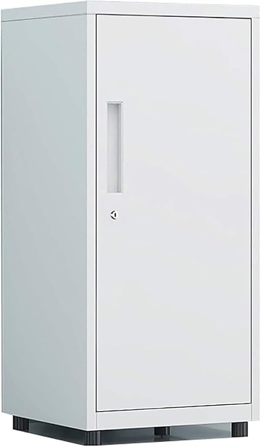 Filing Cabinet Multi-Drawer Mobile Office Cabinet with Locking File Drawer Cabinet Metal Data Cabinet (Color : White Size : 1)