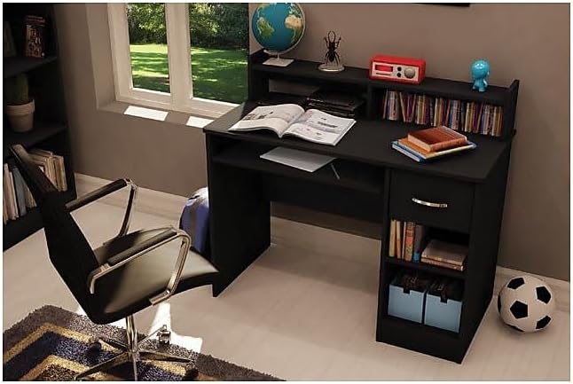 South Shore Axess Desk with Keyboard Tray Black