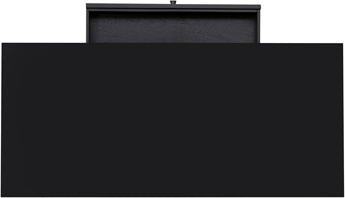 Melissa Black Wooden One Drawer Writing Desk by Linon