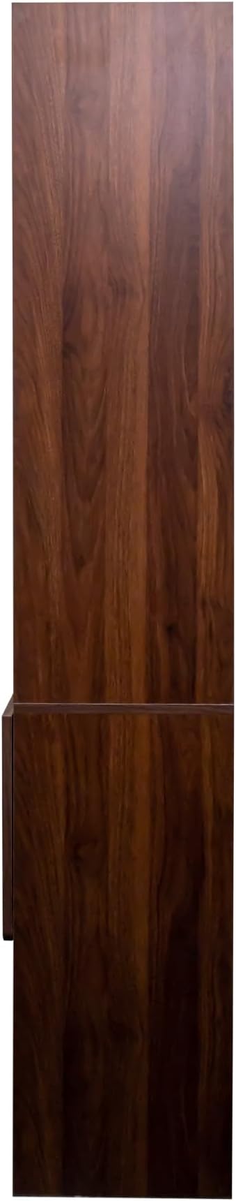 Fold-Out Convertible Writing Table &amp Desk Cabinet with Shelf and Drawer - Multi-Function Home Office Workstation -Perfect for Small Rooms Studies and Home Offices (Walnut)