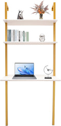 Wall Mounted DeskFloating Wall DeskWall-Mounted Computer Table DeskFunctional Hanging Desk for Home Office20 Dx30 Wx72.8 H