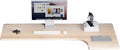 Wall Mounted L-Shape Corner Desk Home Office Corner Table Floating Laptop Desk Fold Down for Study Bedroom Bathroom Or Balcony(100X70X50cm(39.3X27.5X19.6in)Walnut)
