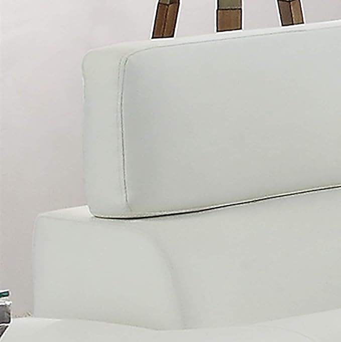 Poundex F6984 Bobkona Isidro Faux Leather sectional