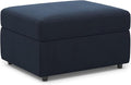 Belffin Velvet Storage Ottoman Module for Modular Sectional Sofa Armrest Module for Sectional Sleeper Sofa Bed Blue