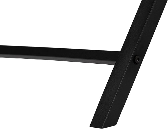 Monarch Specialties I 7195 Computer Desk Home Office Corner 55 L L Shape Work Laptop Metal Laminate White Black Contemporary Modern