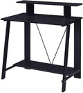 Maykoosh Black Writing Desk - Modern Computer Table for Home Office