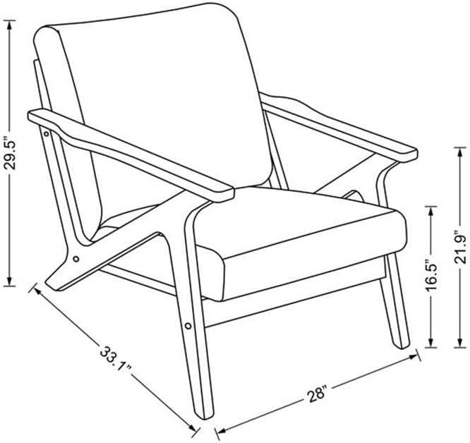 Zola Mid Century Modern Accent Chair Arm Chair: The Perfect Reading Living Room and Bedroom Chairs for Modern Home Furniture Use! Solid Wood Frame White Boucle/Walnut