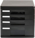 Desk Organizer Desk File Organizer Home Office Desktop File Storage Box Filing Cabinet Black File Cabinets Office Furniture Archive Cabinet Drawer Style Desktop Storage Cabinet High Capacity Can S