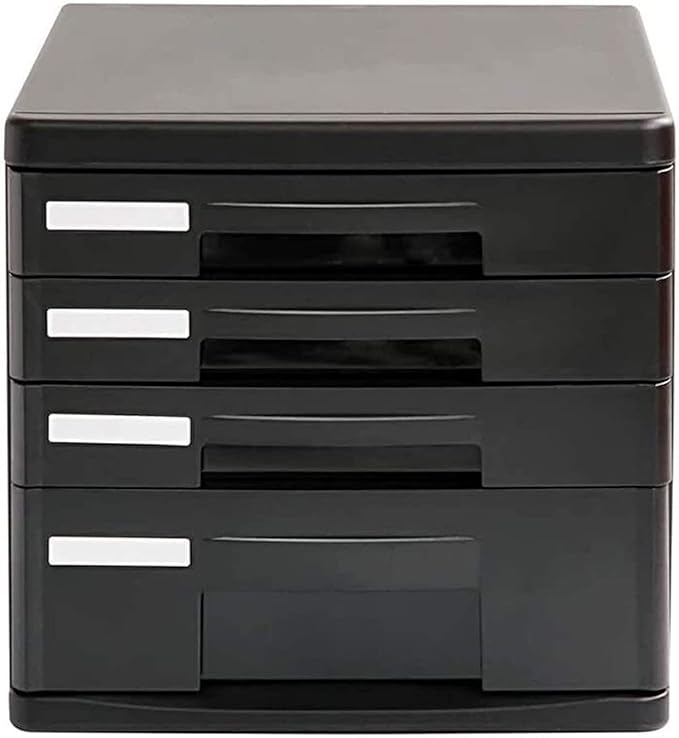 Desk Organizer Desk File Organizer Home Office Desktop File Storage Box Filing Cabinet Black File Cabinets Office Furniture Archive Cabinet Drawer Style Desktop Storage Cabinet High Capacity Can S