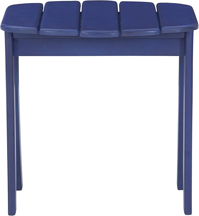 Linon Jayde Blue Adirondack Outdoor Accent Table