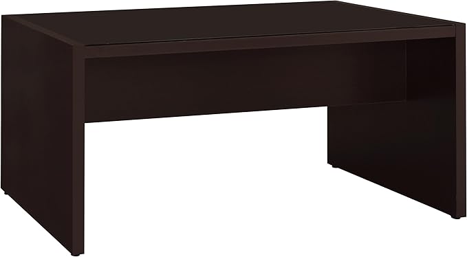 Coaster Home Furnishings - Delwin - Engineered Wood - 47-Inch Lift-Top Computer Desk with Drawers &amp File Cabinet Drawer Without Keyboard Tray Farmhouse Style - Home Office - Rustic Nutmeg - 8009