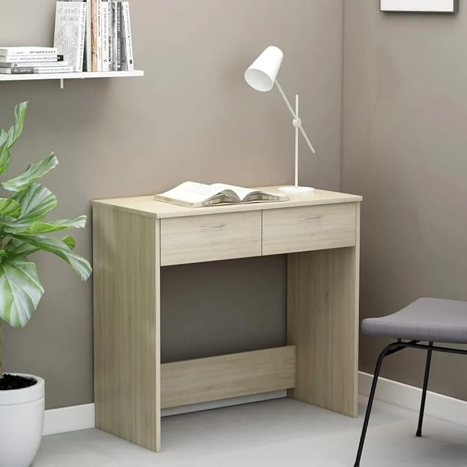 vidaXL  Sleek Home Desk Simple Study Table for Work Stylish Writing Space Small Office Furniture