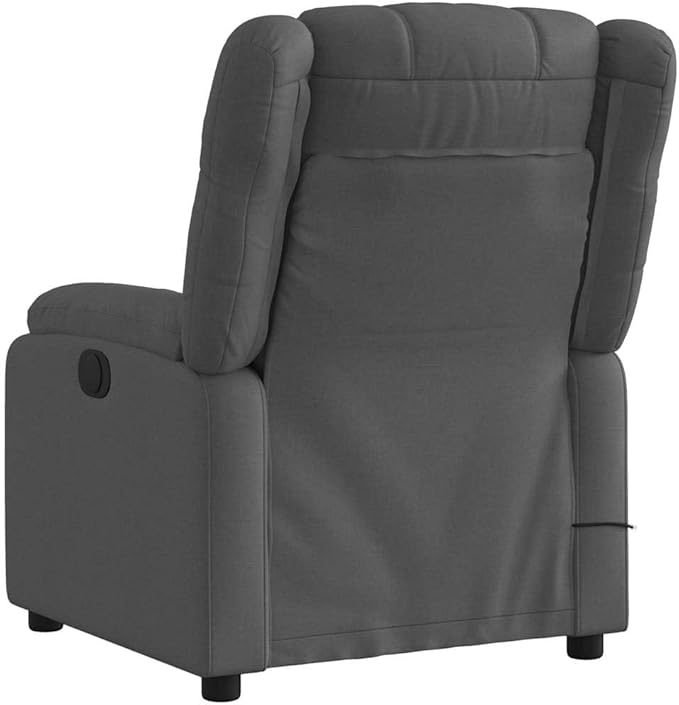 vidaXL Massage Recliner Chair Dark Grey