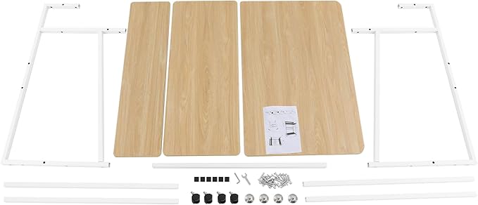 Home Office Desk36inch Rolling Computer Desk With Storage Shelves Under Desk Reversible3-Tier Computer Desk With 31.5*19.69in Spacious Desktop For Small Place For BedroomsStudios (White+Log Color)