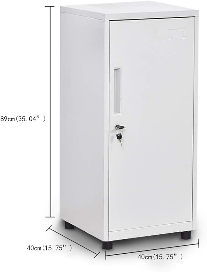 File Cabinet Office File Cabinet Iron Belt Lock File Cabinet White Multi-Function Drawer Locker Black Household Bedside Table Office Filing Cabinet (Color : Gold Size : 1) (Black 1)