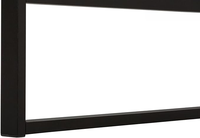 Monarch Specialties 7658 Computer Desk Home Office Laptop 48 L Work Metal Laminate Natural Black Contemporary Modern Desk-48 49 L x 23.75 W x 30 H