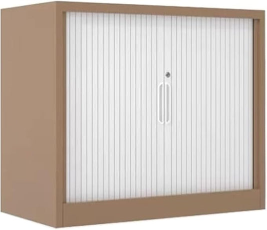 Filing Cabinet Sliding Roll Door Cabinet Tin Cabinet Office Filing Cabinet Filing Cabinet Financial Credentials Data Cabinet Storage Low Cabinet Storage Cabinet ( Color : C-760*900mm  Size : 1.0mm )