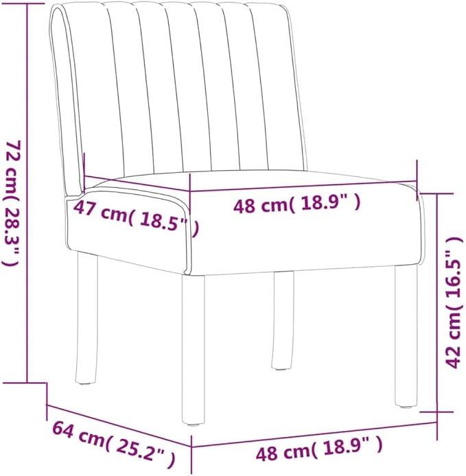 Dark Grey Velvet Slipper Chair - Velvet Bedroom Armchair with Legs Living Room Chair for Living Room/Coffee/Vanity