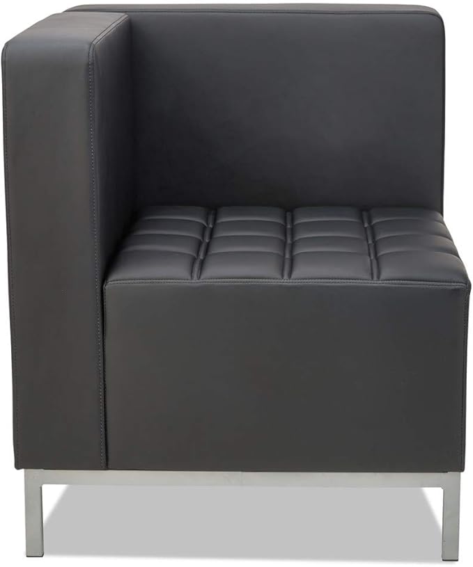 Alera ALE QUB Series Corner Sectional 26 3/8 x 26 3/8 x 30 1/2 Black