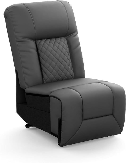 Middle Seat of Recliner Sofa (Dark Gray)