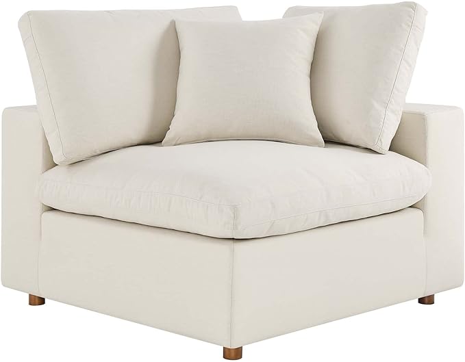 Modway Commix Down-Filled Overstuffed Upholstered Sectional Sofa Corner Chair