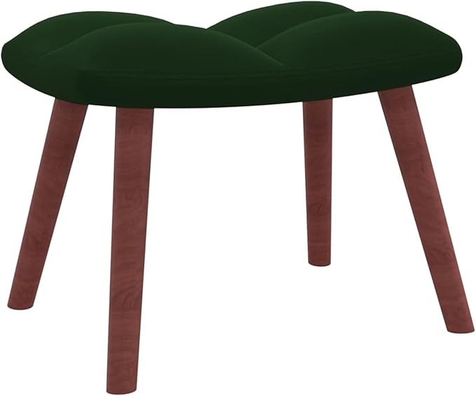 Rocking Chair with Footrest Velvet Dark Green Rocking Chair Breastfeeding Armchairs for Living Room