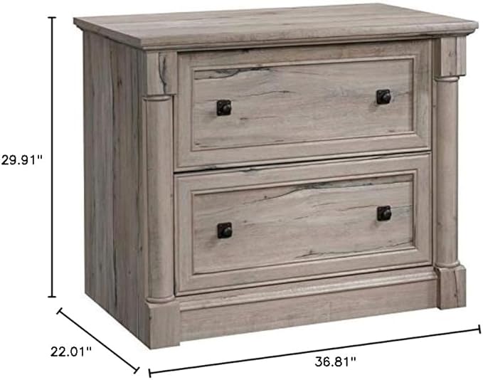 Pemberly Row 2 Drawers 29.61 Lateral Oak Engineered Wood Filing Cabinet Easy Assembly Stationary Legal/Letter Size for Home Office