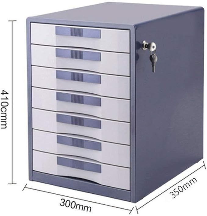 File cabinets Office Storage Pedestal Cupboard Various Supplies Small Kitchen Cosmetic File Box Multiple Stacks Counters Metal - 30 * 35 * 41cm